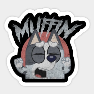 Muffin-Bluey Sticker